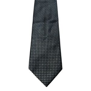 George Men's Black & Gray Tie